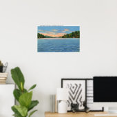 Govt. Free Camp Sites View of Lower Saranac Lake ポスター (ホームオフィス)