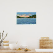 Govt. Free Camp Sites View of Lower Saranac Lake ポスター (キッチン)