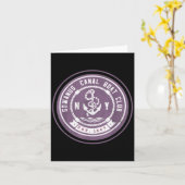 Gowanus C Boat Club Funny Brooklyn New York So _1  カード (黄色い花)