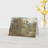 Gowbarrow Park, Ullswater (by John White Abbott) カード (黄色い花)