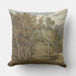 Gowbarrow Park, Ullswater (by John White Abbott) クッション