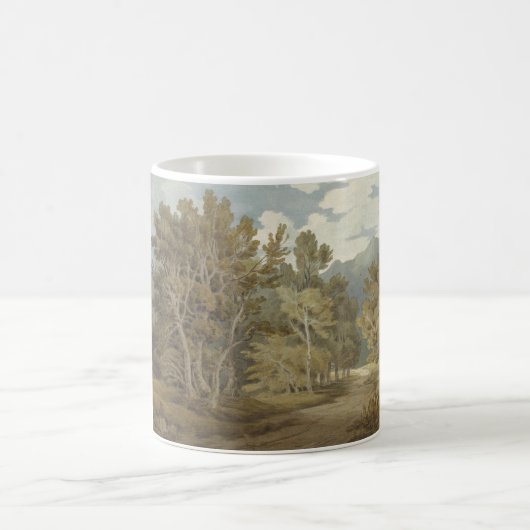 Gowbarrow Park, Ullswater (by John White Abbott) コーヒーマグカップ (中央)