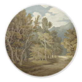 Gowbarrow Park, Ullswater (by John White Abbott) セラミックノブ