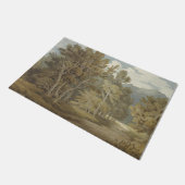 Gowbarrow Park, Ullswater (by John White Abbott) ドアマット (アングル)