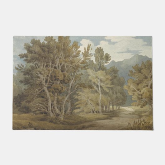 Gowbarrow Park, Ullswater (by John White Abbott) ドアマット (正面)