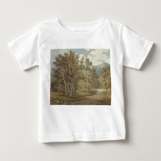 Gowbarrow Park, Ullswater (by John White Abbott) ベビーTシャツ (正面)