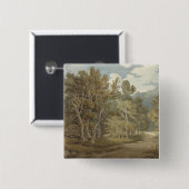 Gowbarrow Park, Ullswater (by John White Abbott) 缶バッジ (正面&裏面)