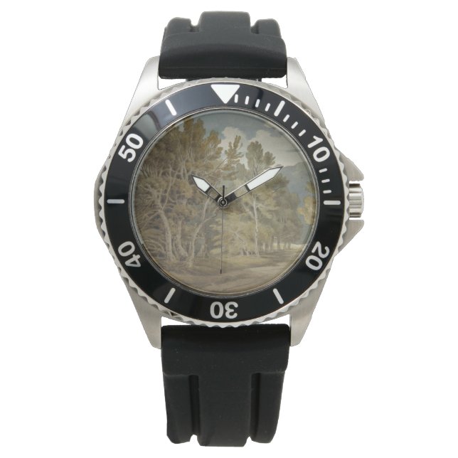 Gowbarrow Park, Ullswater (by John White Abbott) 腕時計 (正面)