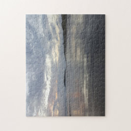 Gower半島のビーチの写真のパズルの反射 ジグソーパズル