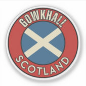 Gowkhall, Scotland シール (正面)