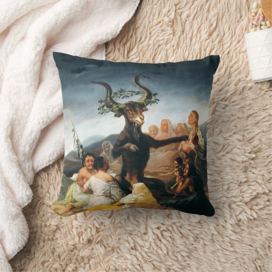 Goyaの魔法使いの安息日の枕 クッション (ブランケット)