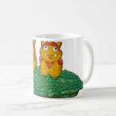 Goya共和国のShisaのマグ コーヒーマグカップ (正面右)