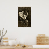 Goya – ブラインドシンガー1820 ポスター (キッチン)