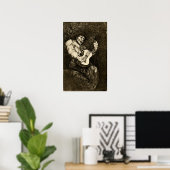 Goya – ブラインドシンガー1820 ポスター (ホームオフィス)