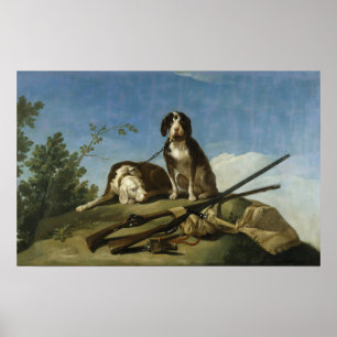 Goya – リーシュの犬1775 ポスター