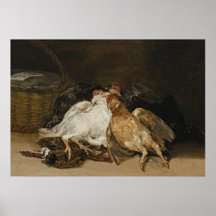 Goya - Dead Bird 1808 ポスター