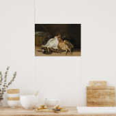 Goya - Dead Bird 1808 ポスター (キッチン)