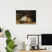 Goya - Dead Bird 1808 ポスター (ホームオフィス)