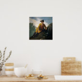 Goya - Hunter At Stream 1786 ポスター (キッチン)