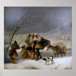 Goya - Mother Or Winter 1786 ポスター