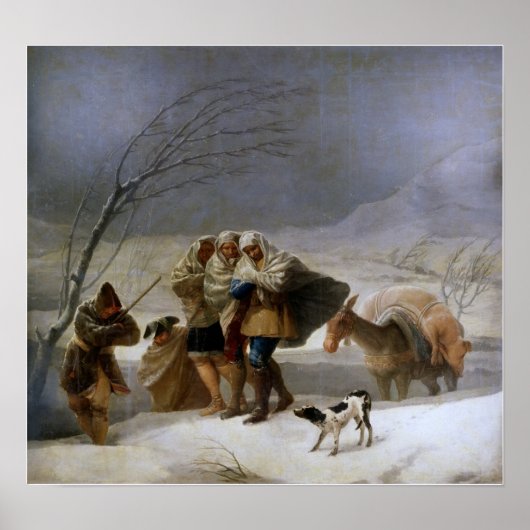 Goya - Mother Or Winter 1786 ポスター (正面)