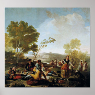 Goya - Picnic On Banks Of Manzanares 1776 ポスター