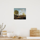 Goya - Picnic On Banks Of Manzanares 1776 ポスター (キッチン)