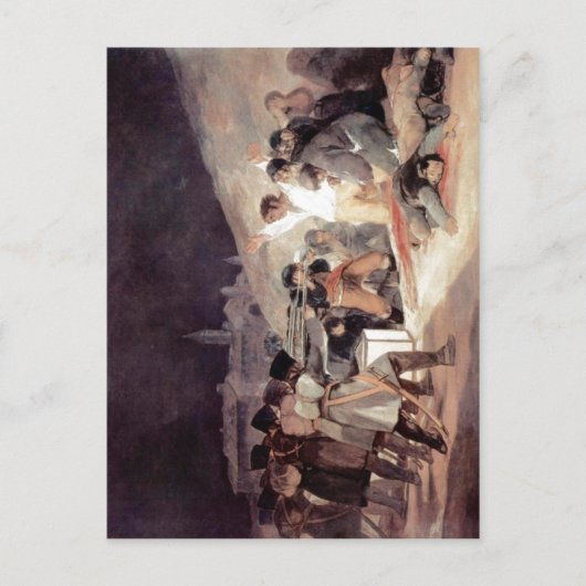 Goya y Lucientes、フランシスコde Erschieか。ungのder Auf ポストカード (正面)