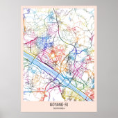 Goyang-si South Korea City Map ポスター (正面)
