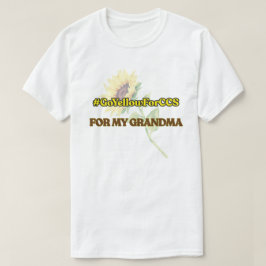 #GoYellowForCCS – おばあちゃんTシャツ Tシャツ
