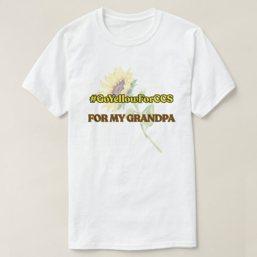 #GoYellowForCCS – グランドパTシャツ Tシャツ (デザイン正面)