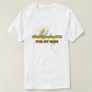 #GoYellowForCCS – ママTシャツ Tシャツ