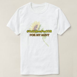#GoYellowForCCS – 叔母Tシャツ Tシャツ
