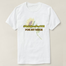 #GoYellowForCCS – 姪Tシャツ Tシャツ