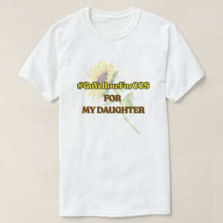 #GoYellowForCCS – 娘Tシャツ Tシャツ
