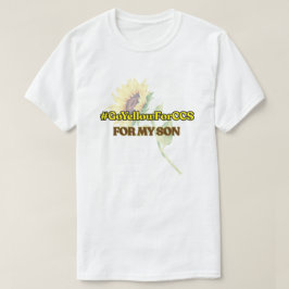 #GoYellowForCCS – 息子Tシャツ Tシャツ
