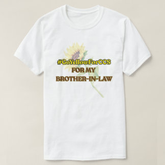 #GoYellowForCCS – 義兄Tシャツ Tシャツ