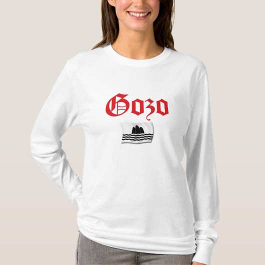 Gozoの旗 Tシャツ (正面)