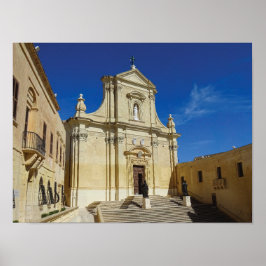 Gozo Cathedral Of The Assumption Of Mary Malta ポスター