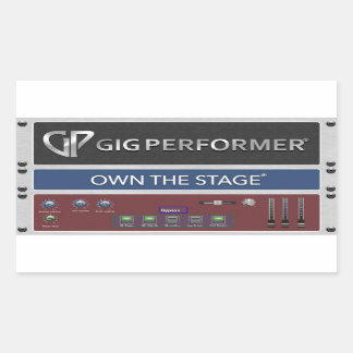 GPラックスペースステッカー 長方形シール