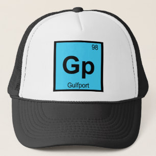Gp - ミシシッピ州ガルフポート 化学周期表 キャップ