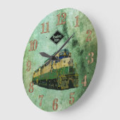 GP-30読の鉄道#3601    ラージ壁時計 (傾斜)