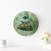 GP-30読の鉄道#3601    ラージ壁時計 (ホーム)