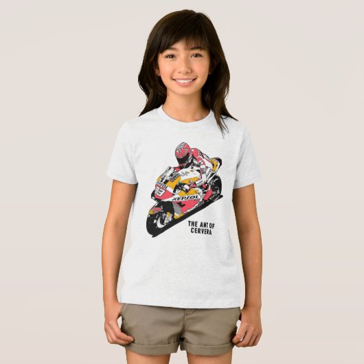 GP Motorbike Ant of Cervera トライブレンドＴシャツ (正面全面)