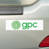 GPCロゴ バンパーステッカー (車上)