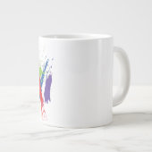 GPCRの芸術のマグ ジャンボコーヒーマグカップ (正面右)