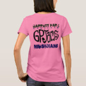 GPJamsのミュージシャン Tシャツ (裏面)