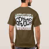 GPJamsのミュージシャン Tシャツ (裏面)