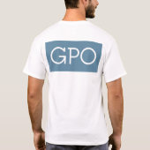 GPOはワイシャツを密封します Tシャツ (裏面)