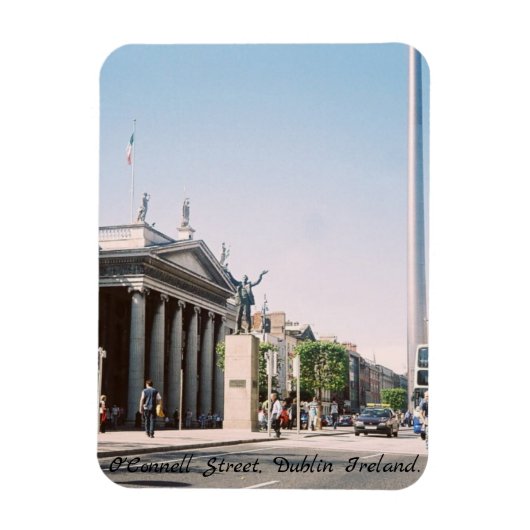 GPO O'Connell St. Dublin City Ireland マグネット (縦)
